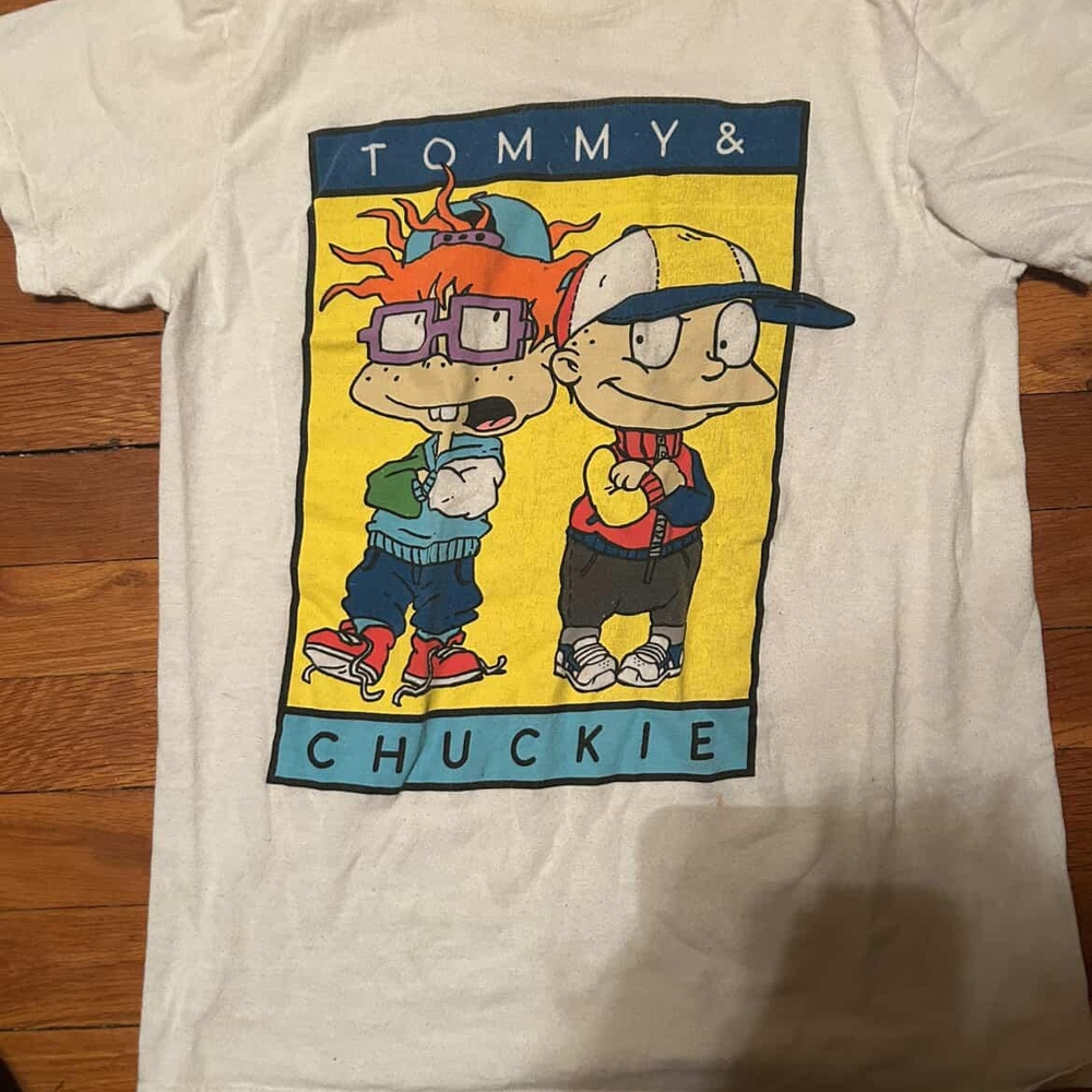 Tommy & Chuckie Kids Graphic T-Shirt - White Size S